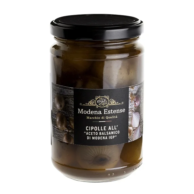 Italian high quality Borettane onions in balsamic vinegar from Modena IGP 280g