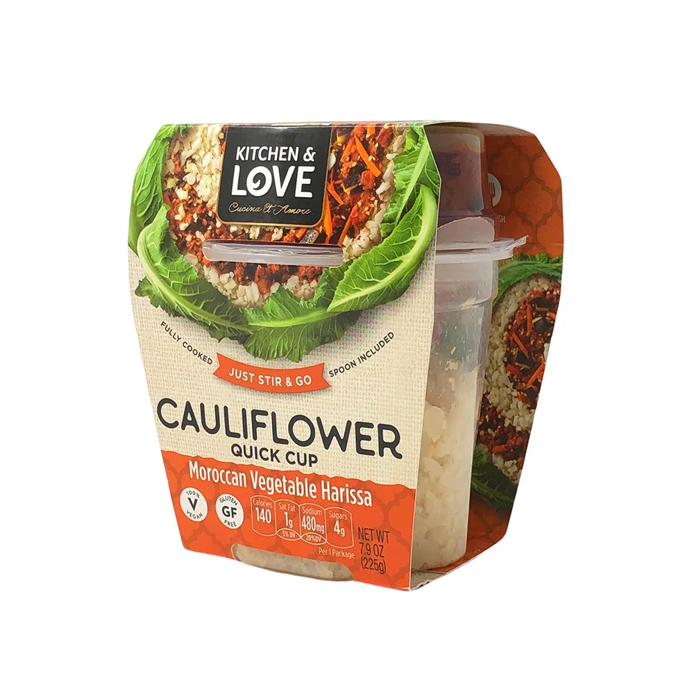 
RTE Cauliflower Meal - Moroccan Veg Harrisa Food Ready To Eat Vegan Fiber & Protein 