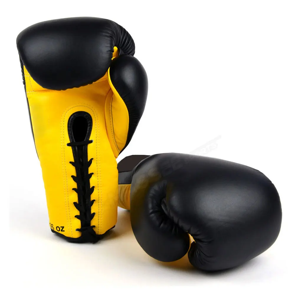 Custom 100% Original Leather Boxing Glovez Professional Laces Boxing Glovez