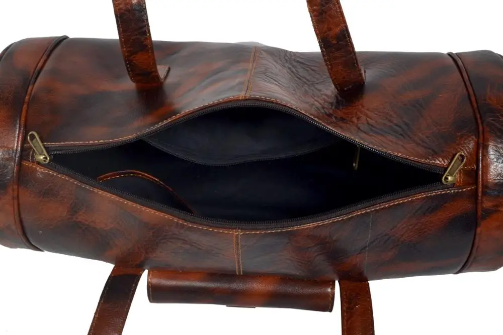 Genuine Leather Duffel Bag For Man And Woman Garment Bag best carry on Luggage Your Shoes  In Real Leather Bag For Unisex