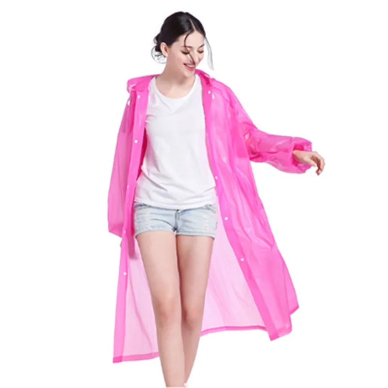 Eva Universal free size personal safe and security Waterproof  protective anti dust Rain coat Poncho