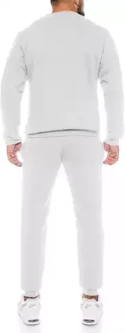 High Quality Custom Printing Logo Men Pullover Tracksuit Custom Material Flexible Men Sweat Suit