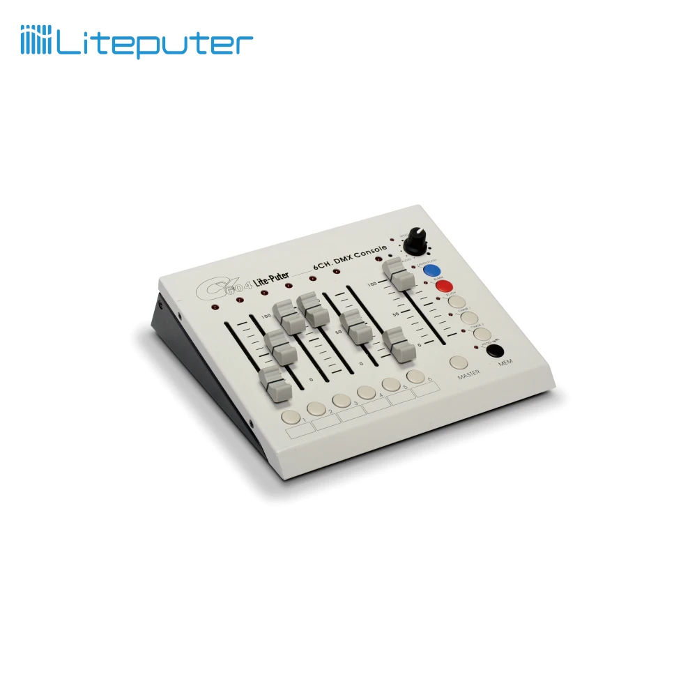 6CH DC12V 1A DMX-512/ 1990 Stage lighting console dmx controller