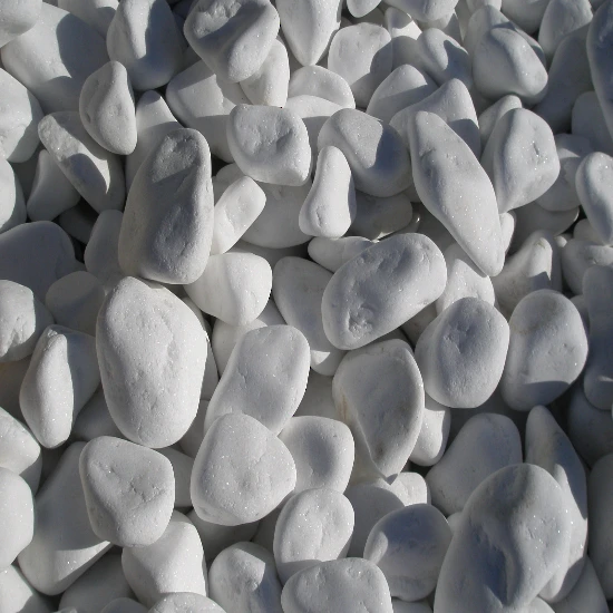 Milky White Pebble Stone High Quality Made In Viet Nam Thanh Cong Brand