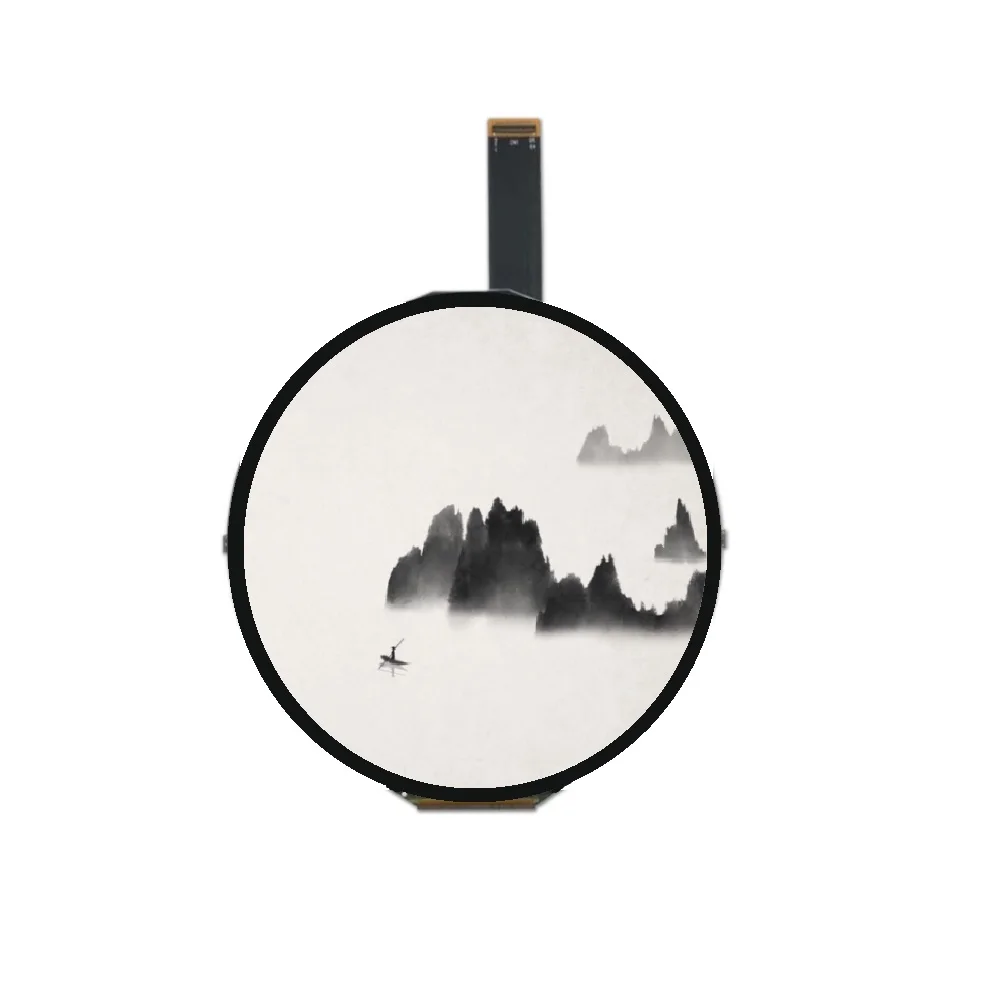 HOTTEST 1.2inch Circle 390x390 AMOLED display AMOLED MODULE 16.7M colors SPI interface MIPI interface i for smart watch