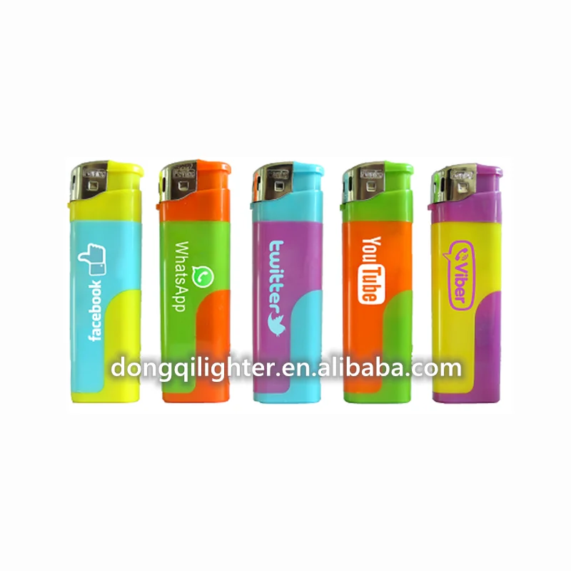 Wholesale Refillable electronic cigarette lighter with LED light