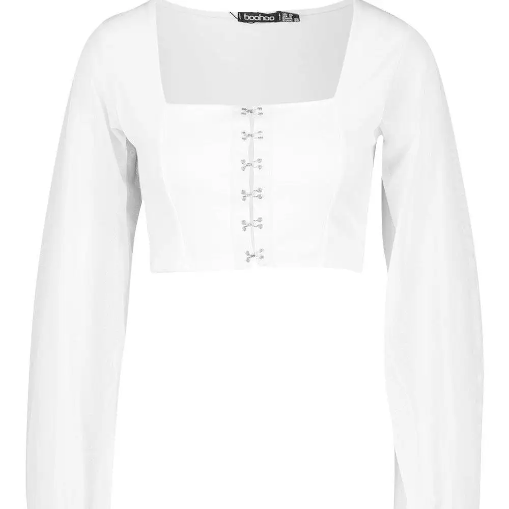
High quality new fashionable women custom crop top autumn clothes for wholesale 