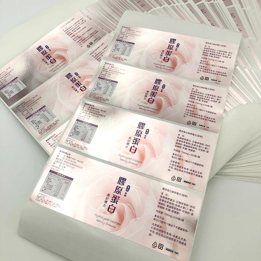 Дизайн и печать наклеек из материала