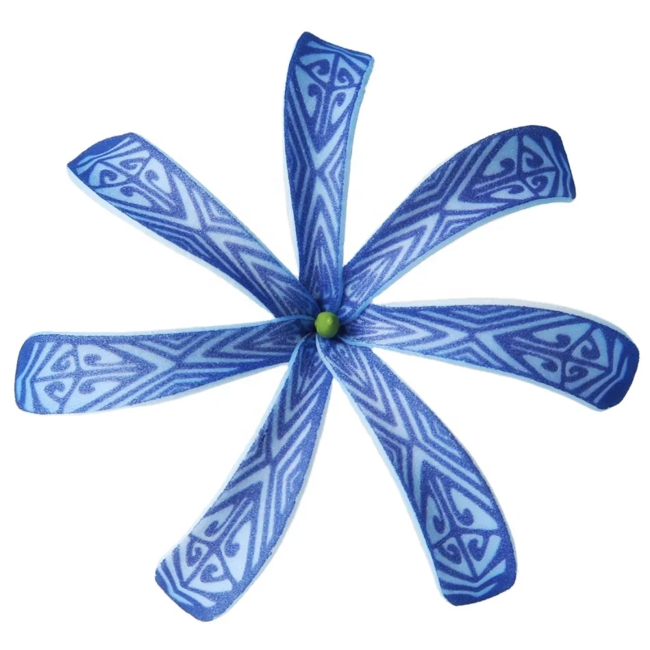 Best seller good quality Handcraft Handmade artificial tahitian foam flower with special tattoo and color pattern
