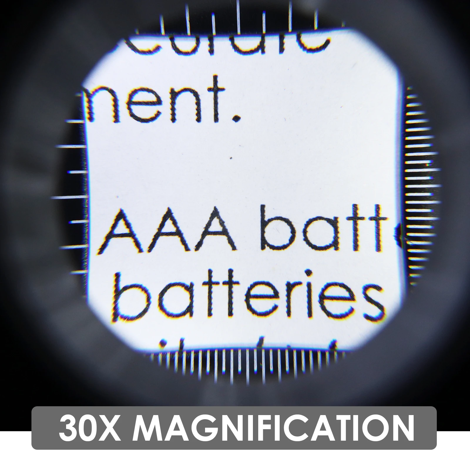 Лупа для ювелирных изделий с 30-кратным увеличением 6 светильников Настольная металлическая лупа перезаряжаемая (доступна упаковка OEM)