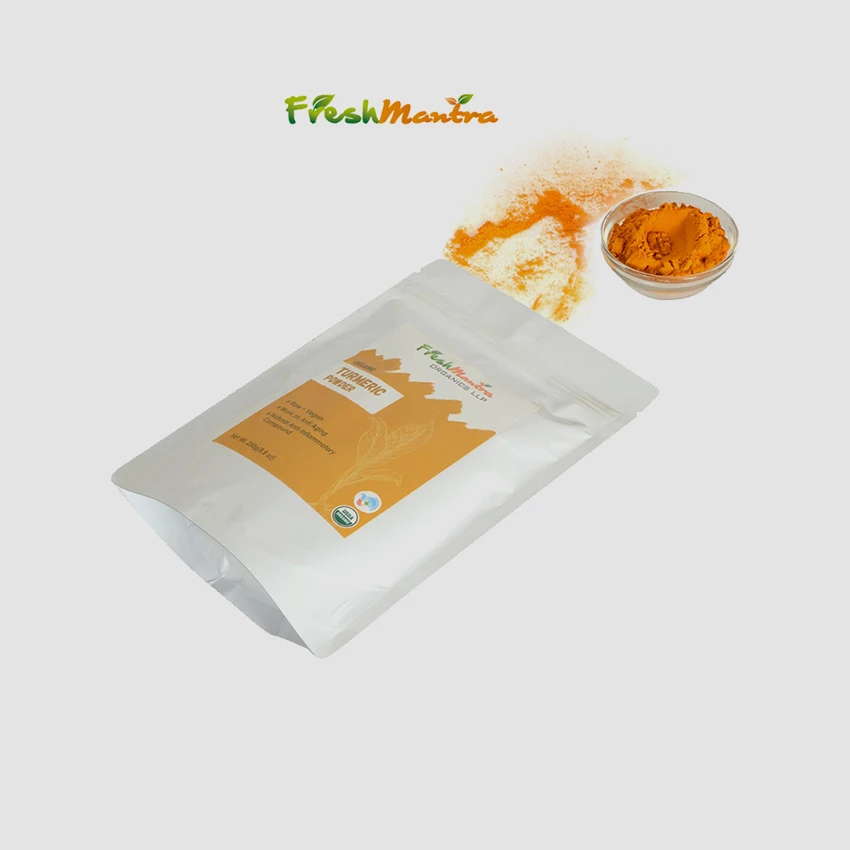 Buy Online Best Selling Turmeric Powder Retail Pouch