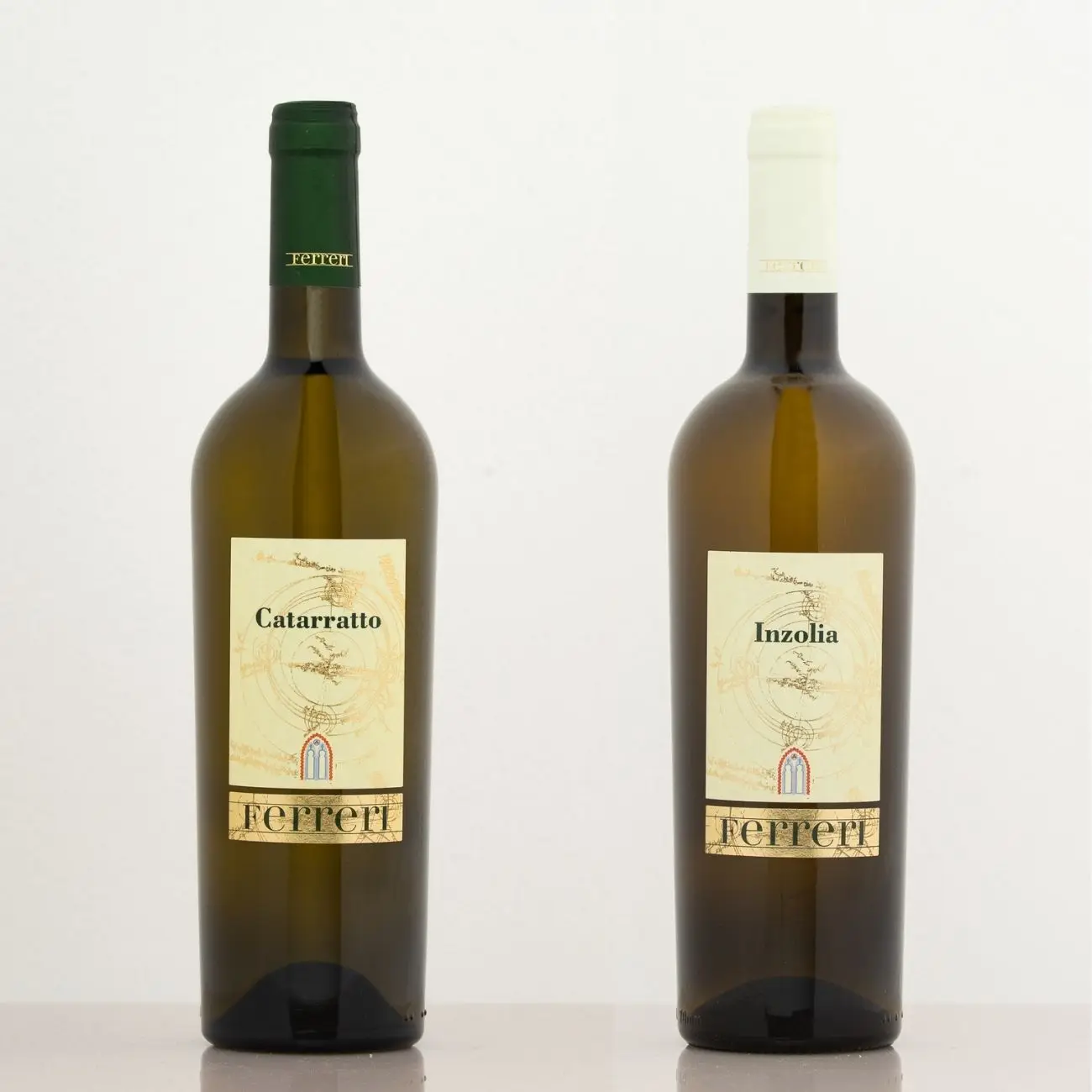 FERRERI Historical Grapes Catarratto Inzolia IGP Terre Siciliane High quality wine 750 ml Packaging Alcohol Grade Weight