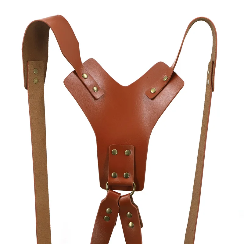 Universal Genuine Leather Camera Shoulder Strap Belt DSLR Digital Camera Strap Single Double Shoulder Strap Cameras Accessories