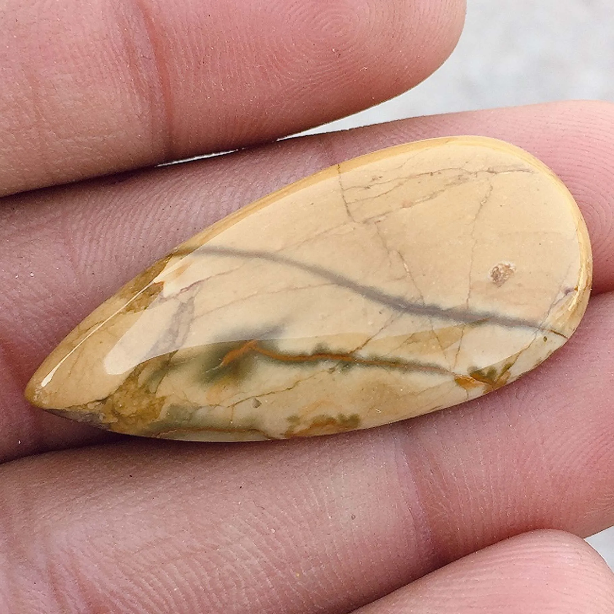  Американская Картина лечебный камень яшма кабошон в форме груши