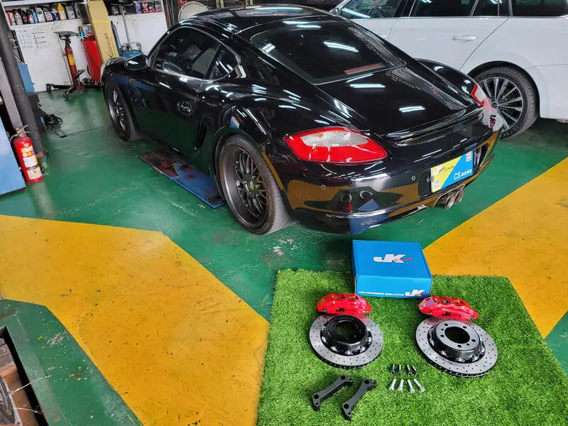 JK Racing SS2 6 piston brake caliper kit (front) 355mm oversize disc for 987