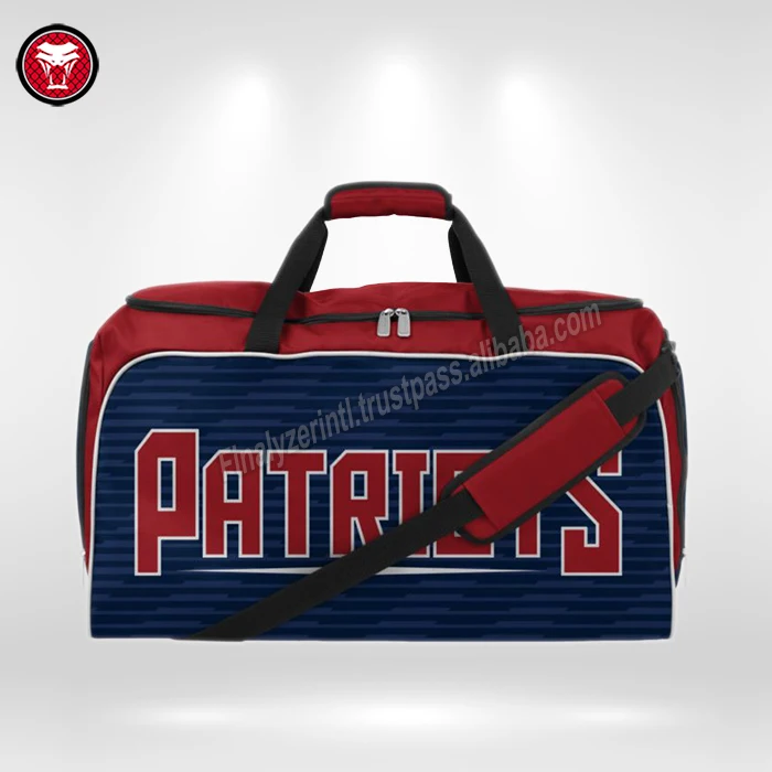 Топ продаж 2021-22 недорогие спортивные сумки с сублимационной печатью и индивидуальным логотипом высокого качества