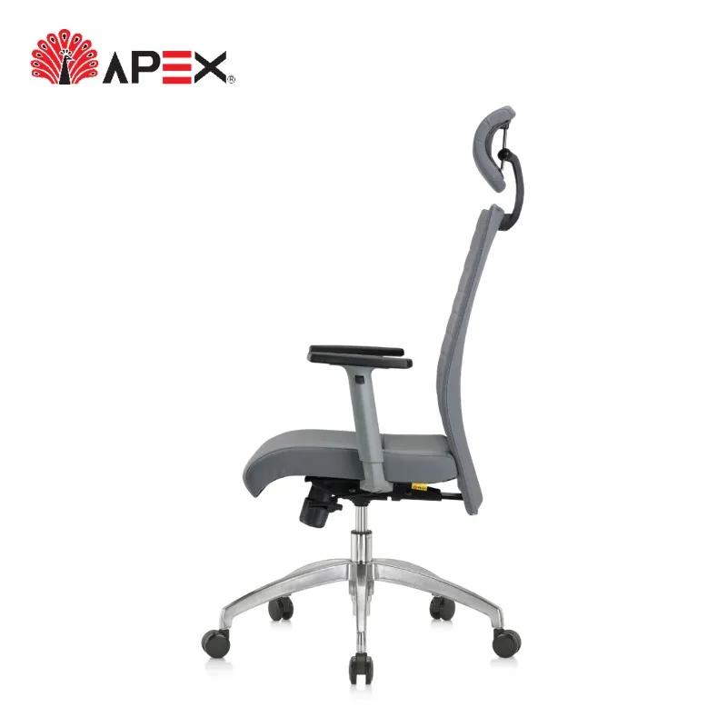 Malaysia Factory Becko Series Office Executive Director Revolving Adjustable Headrest Synthetic Leather Chair