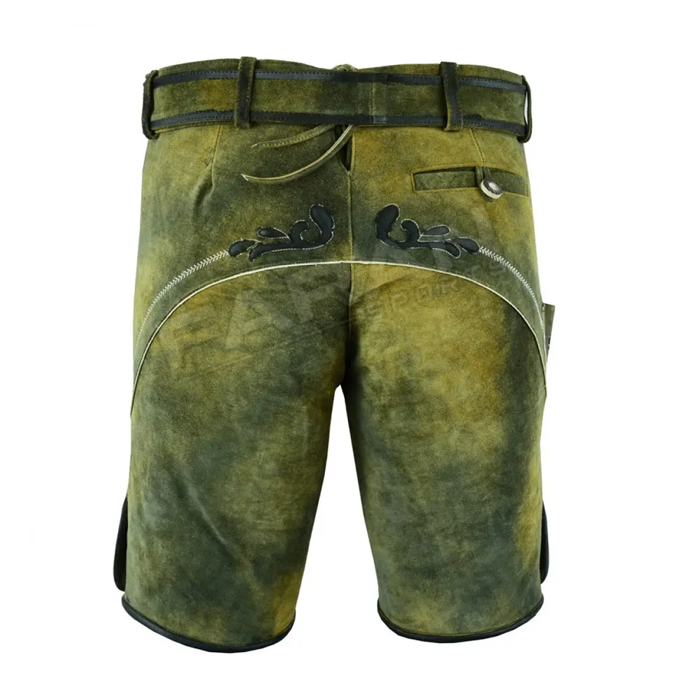 New Arrival Hot Sale Trachten Wear Bavarian Lederhosen Shorts For Men New Design Bavarian Lederhosen