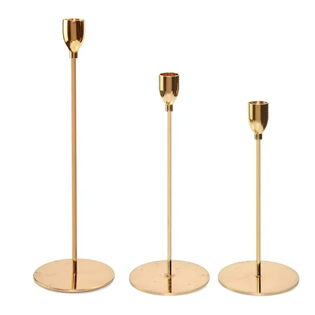 Decorative Brass Candle Holder For Christmas Wholesale Bulk Manufacturers Candle Holder For Table Centerpieces
