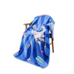 China Manufacturer Polyester Sublimation Soft Custom Printing Fleece Blanket Designed Coral Velvet Throw Blankets Brand Gift