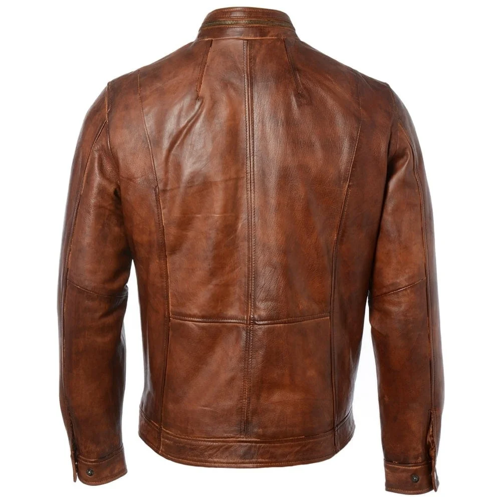 
Top Quality Pure 100% 2019 Custom Design Leather Jacket 