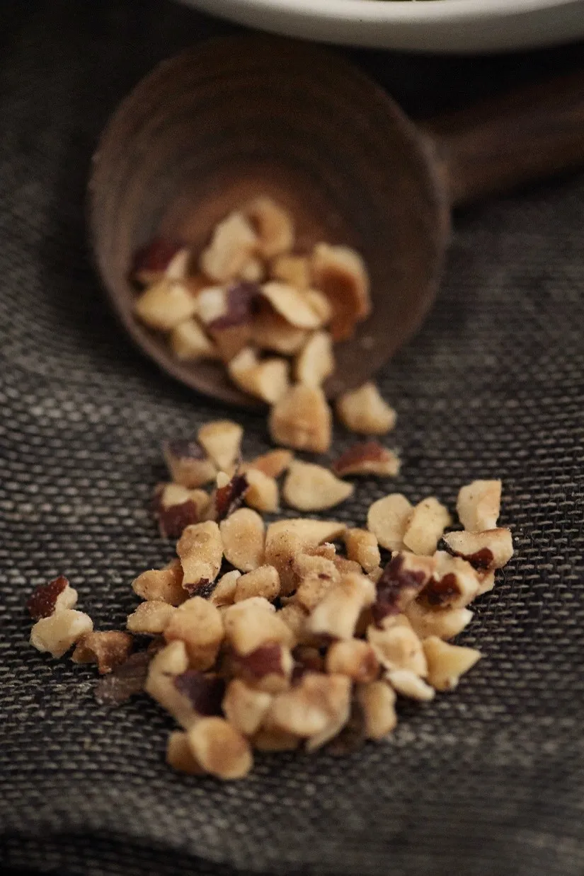 Roasted Medium Diced Hazelnuts  Oregon No. 1 Grade Shelf Life 12 Months Kosher And Halal Certified Pure