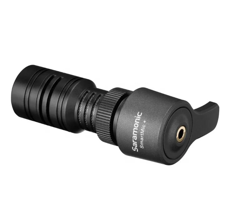 Saramonic SmartMic + компактный направленный микрофон с TRRS разъемом для смартфонов и планшетов ветровым стеклом из пенопласта