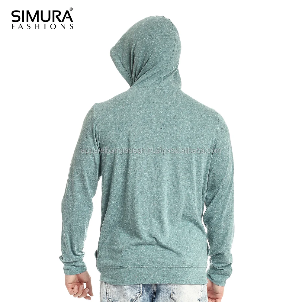 
100% Cotton High Quality Hoodies Black Solid Red Color Pullover Hooded Sweatshirts 