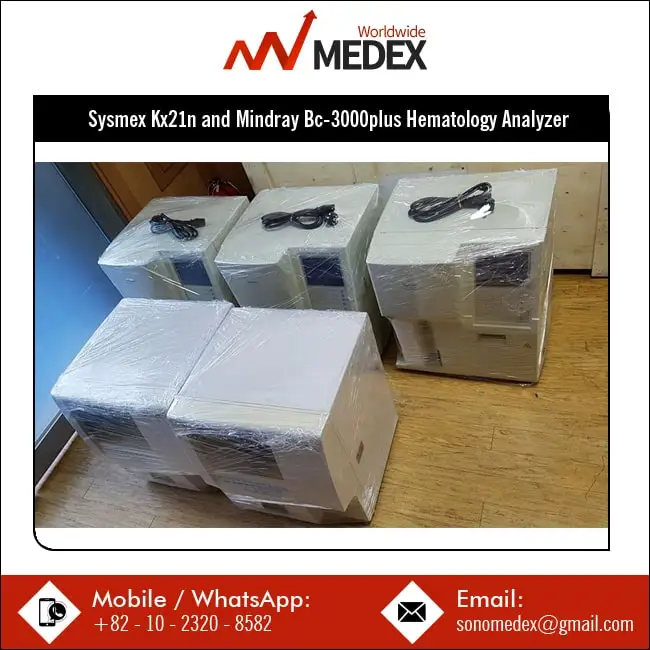  Анализатор гематологии Sysmex Kx21n и Mindray Bc-3000plus
