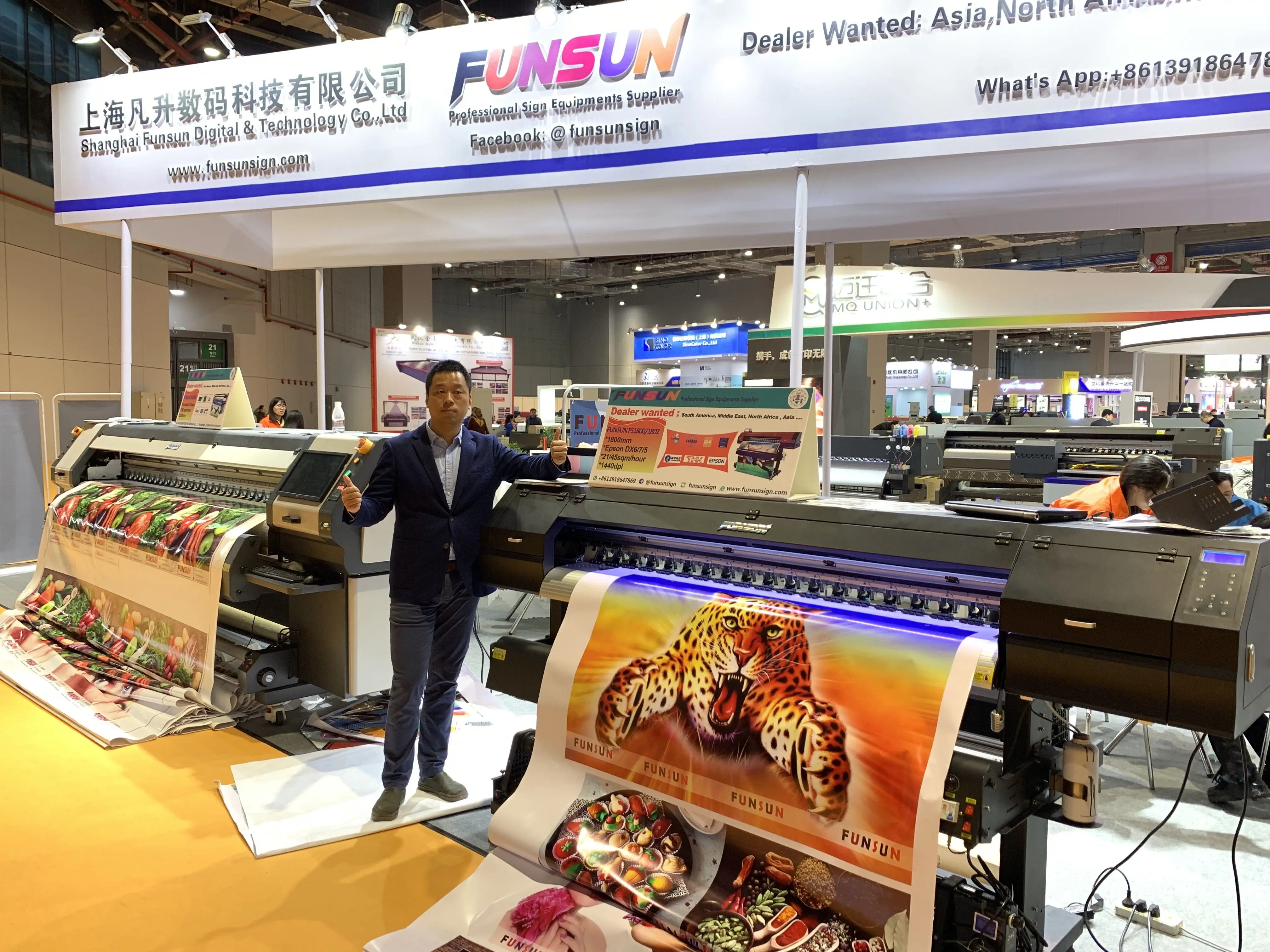 Funsunjet FS-1800 cheap dx7 eco-solvent printer