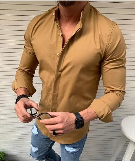Men 2023 Short Sleeves Shirts Custom Designs From Turkish Manufacture Company