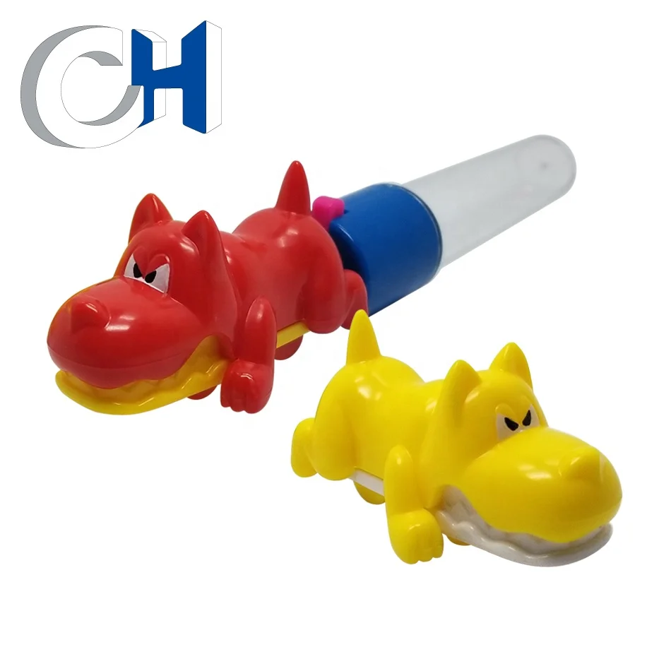 
Promotional Stylish Colored Plastic Dog animal candy toy 