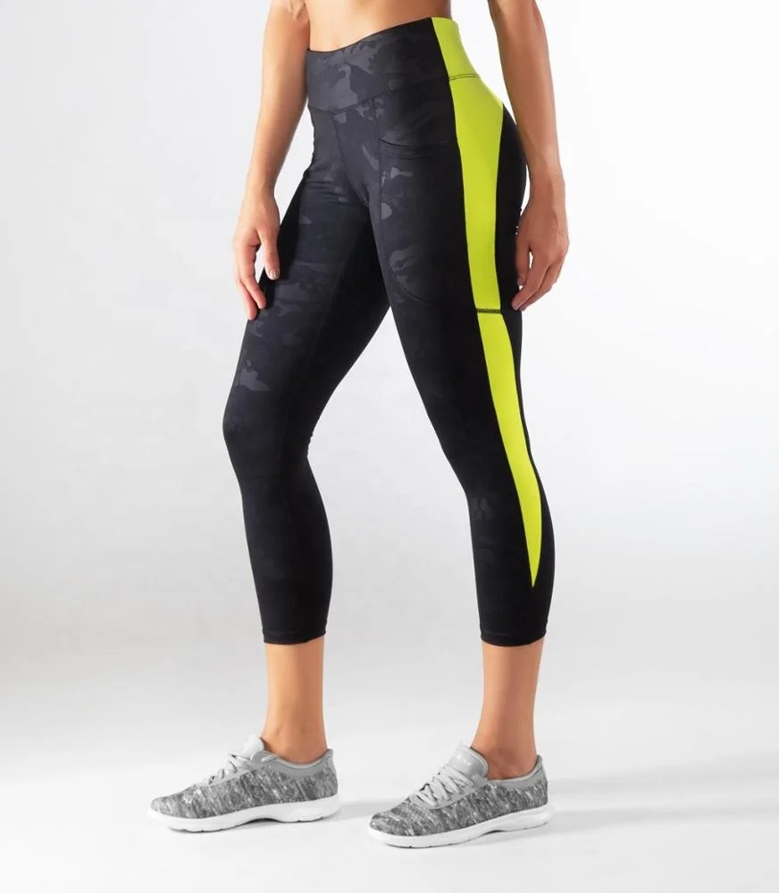 Women Customized Workout Leggings Fitness Yoga Wear Leggings Stretchy Leggings with pocket