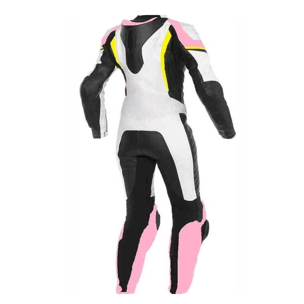 Women Motorcycle Leather Suit Motorbike Racing 1 Piece 2 Piece Top Layer Cowhide Thick 1.2mm