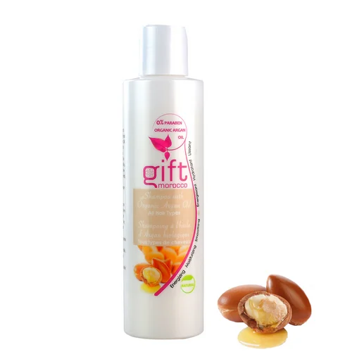 
Без парабенов и сульфата, натуральный марокканский чистый шампунь с аргановым маслом 