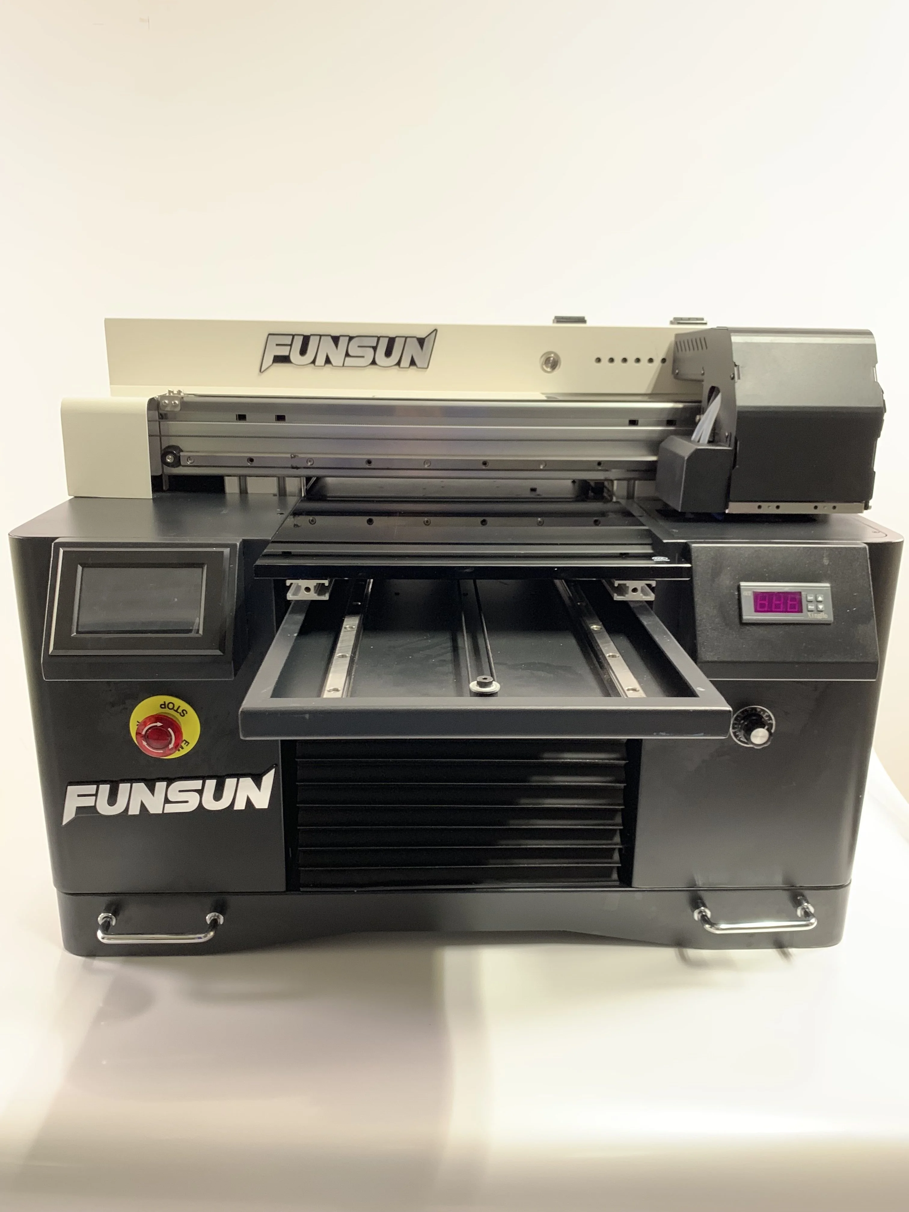 Funsun 1440dpi UV led lamp Printer / Inkjet UV Glass Printing Machine with DX5 head