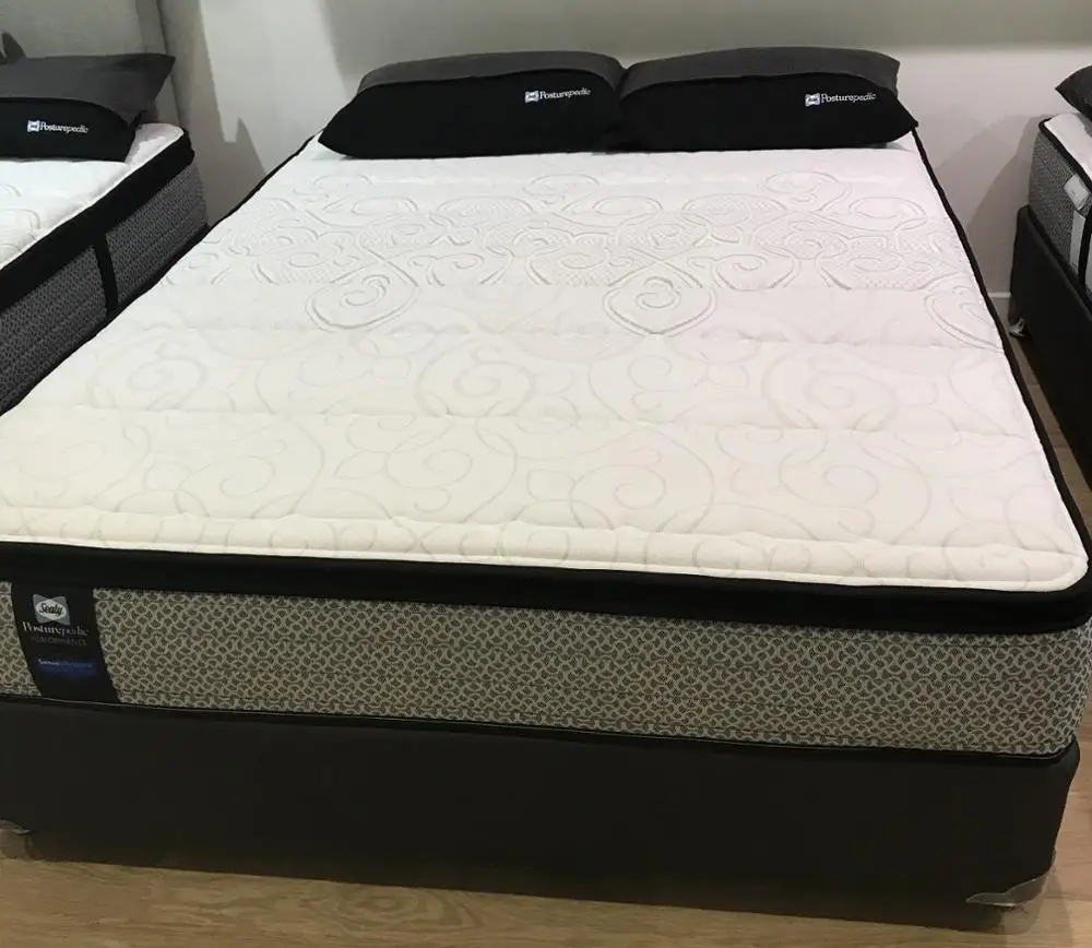 
Deluxe Style Quality Assured Single Side Hotel Bed Set Furniture Latex Spring Mattress 