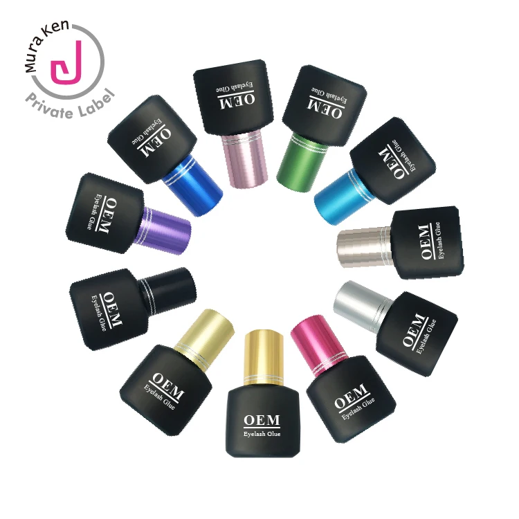 Private Label korean Eyelash Glue latex free lash glue with  custom logo