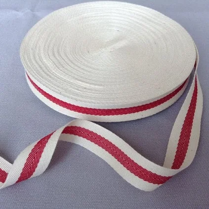 Cotton Webbing Twill Tape    Polyester Webbing Tape   Natural Color Twill Tape