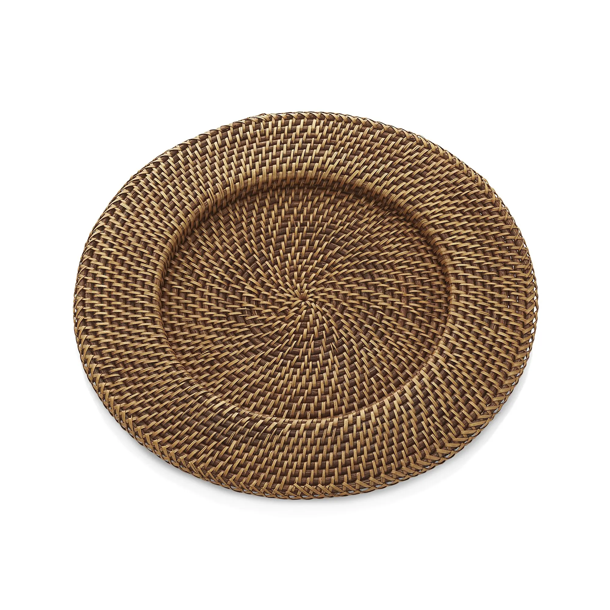 2019 best selling cheap bamboo disposable gold charger plate