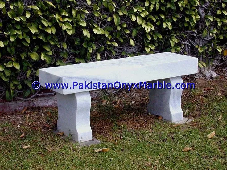 Уникальные садовые мраморные скамейки, стол из натурального камня, садовая мебель ручной работы, уличный белый каррарский мрамор