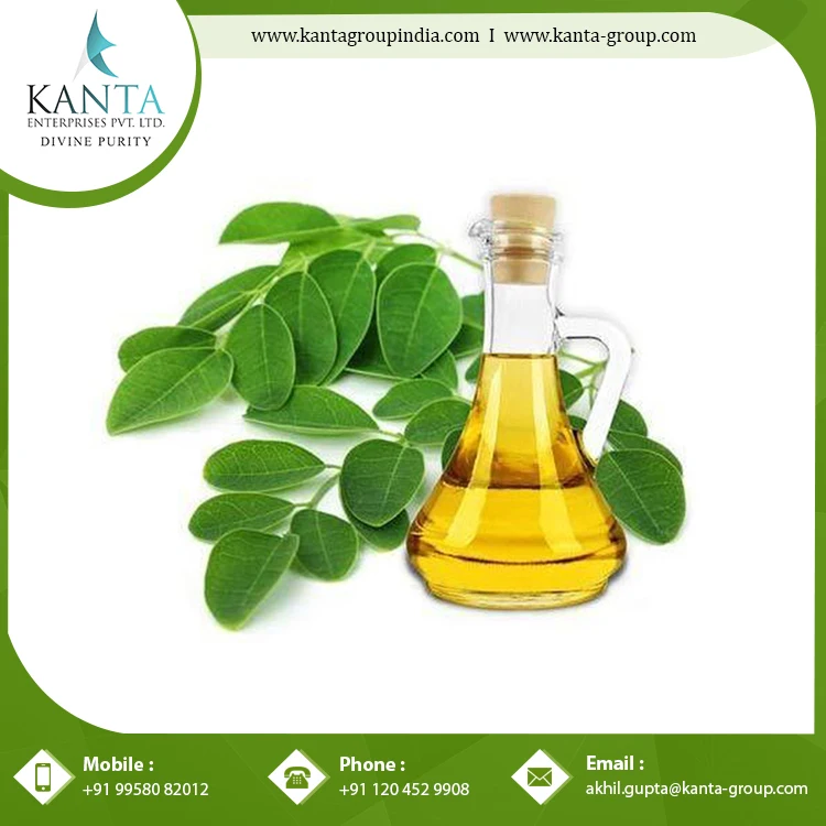 Supplier of 100% Natural and Organic Moringa Oil / Moringa Essential Oil Used as Ayurvedic Medicine at Best  Rate