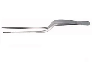 
Culinary Tweezer, Stainless Steel Precision Tongs with Offset Fine Tip 