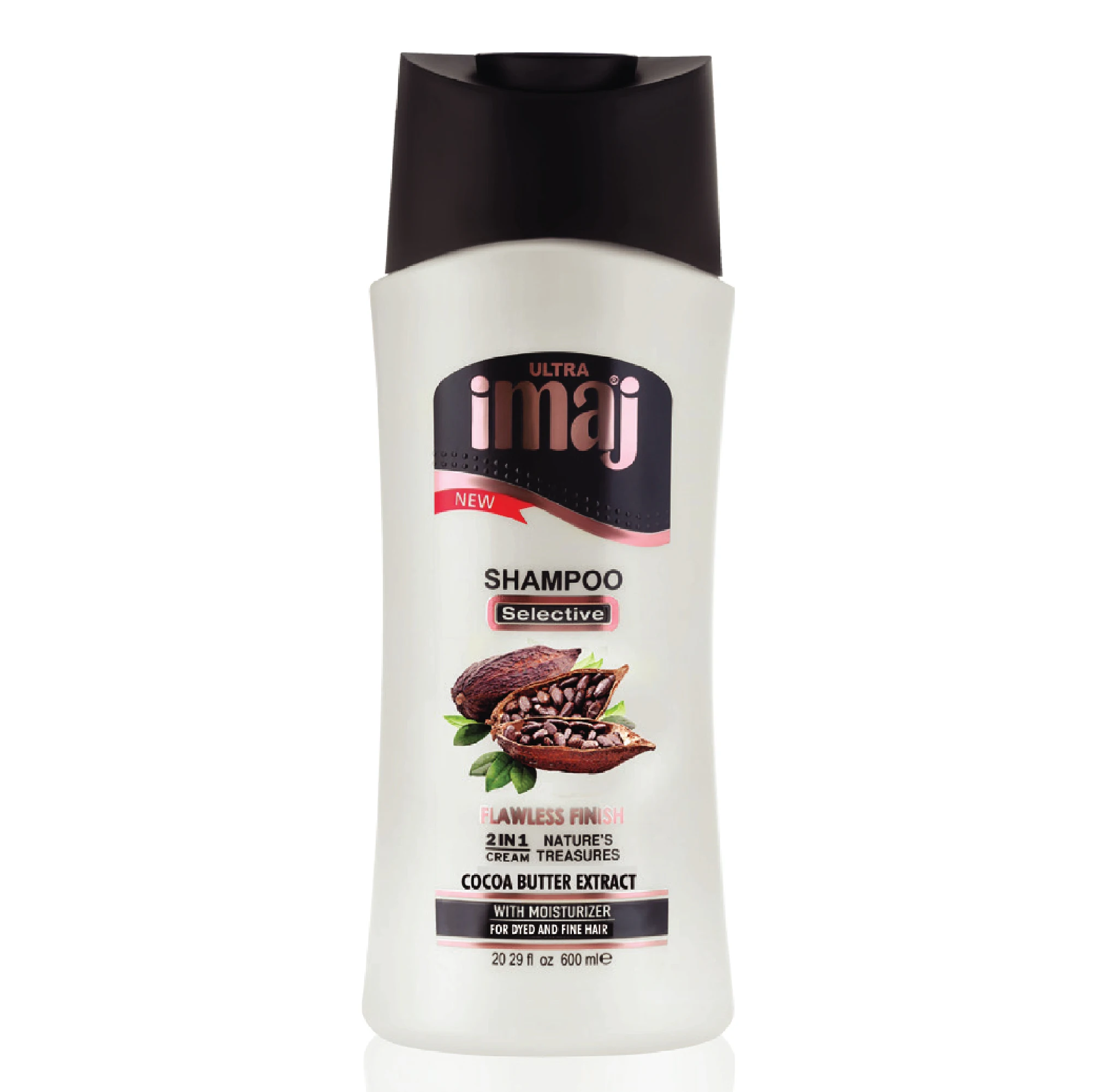 
IMAJ ULTRA shampoo 600 ml ml 2in1 cream with Cocoa Butter Extracts for dyed and thin hair 