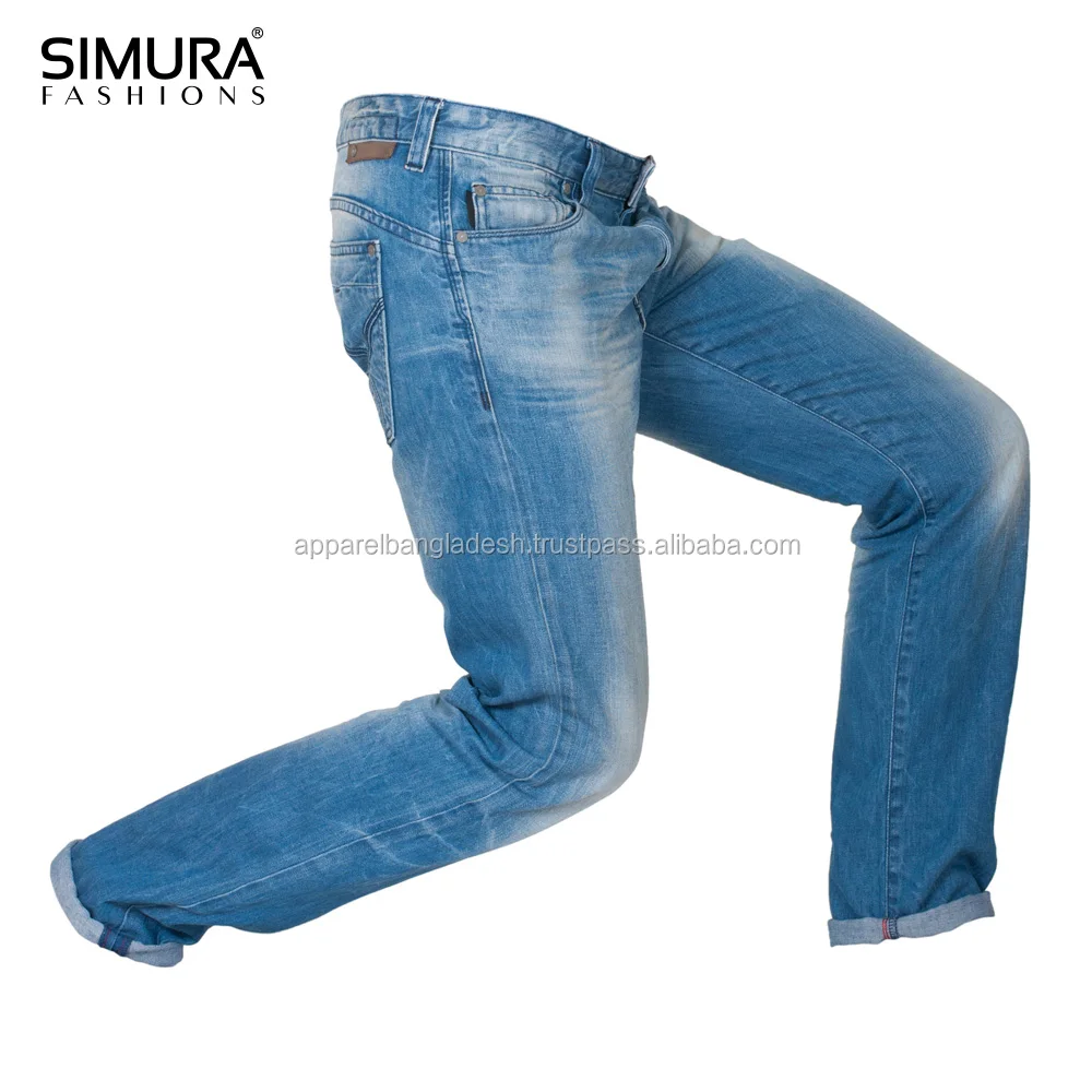
Standard Man Smart Casual S to 4XL Size OEM/ODM Online Shop 100% Cotton Durable Denim Fabric Jeans Boys 