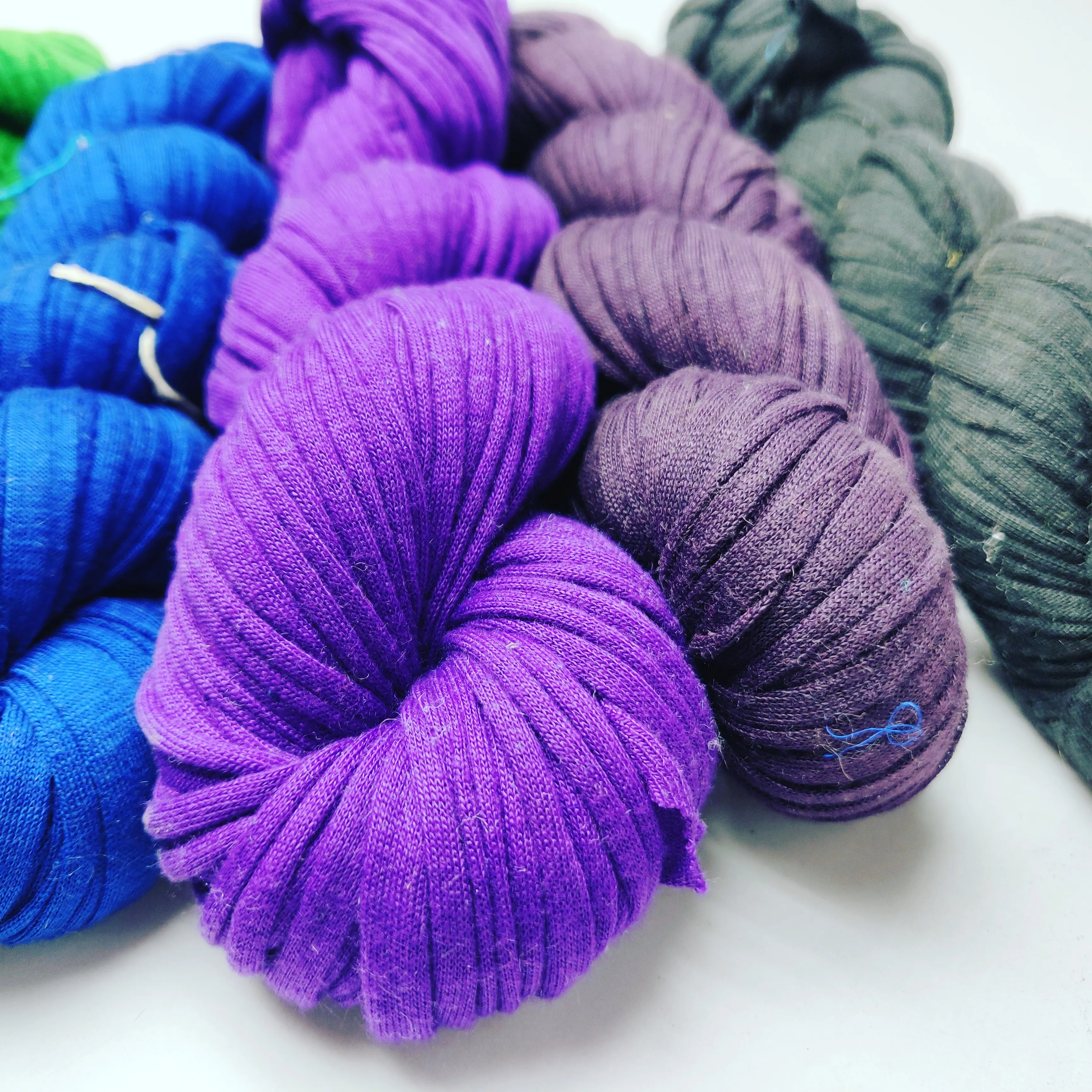 T-Shirt Crochet Yarn Cloth Yarn for Hand DIY Bag Blanket Cushion Crocheting Macrame jewelry knitting weaving art and craft