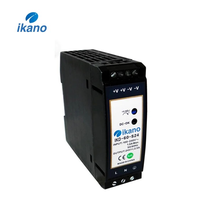 
Industrial single output 60w Din rail power supply 