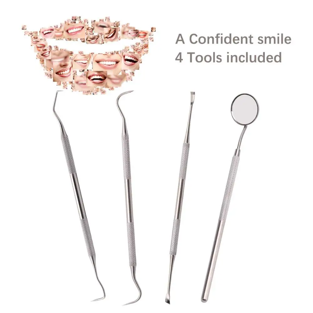 Лидер продаж набор для стоматологической гигиены из нержавеющей стали инструмент удаления зубного налета и 2024