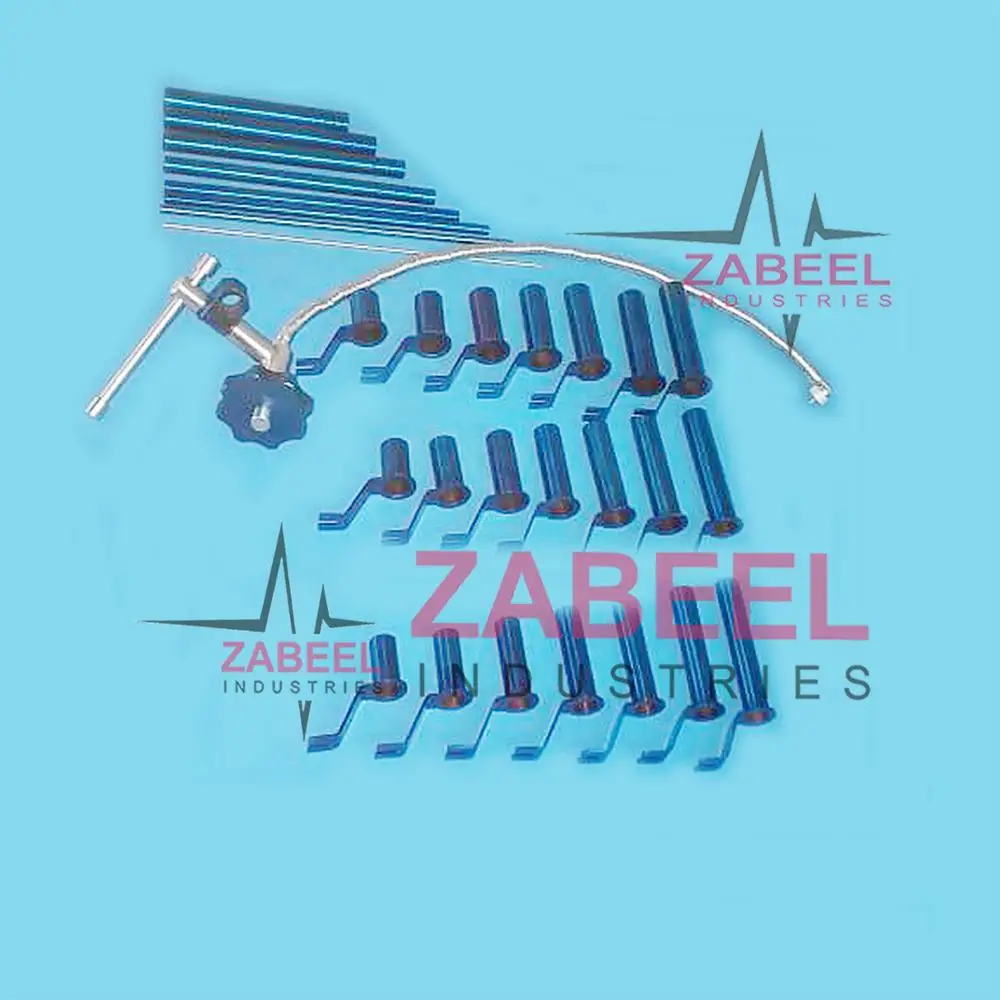 Mis Retractor System Tubular Retractors With Blue Surgery Instrument Stainless steel orthopedics Veterinary Zabeel Industries