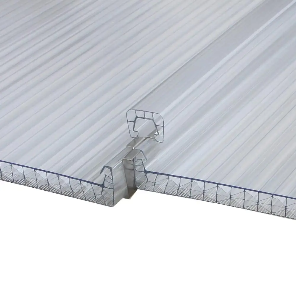 polycarbonate U lock sheet 100% water proofed for roofing and skylight
